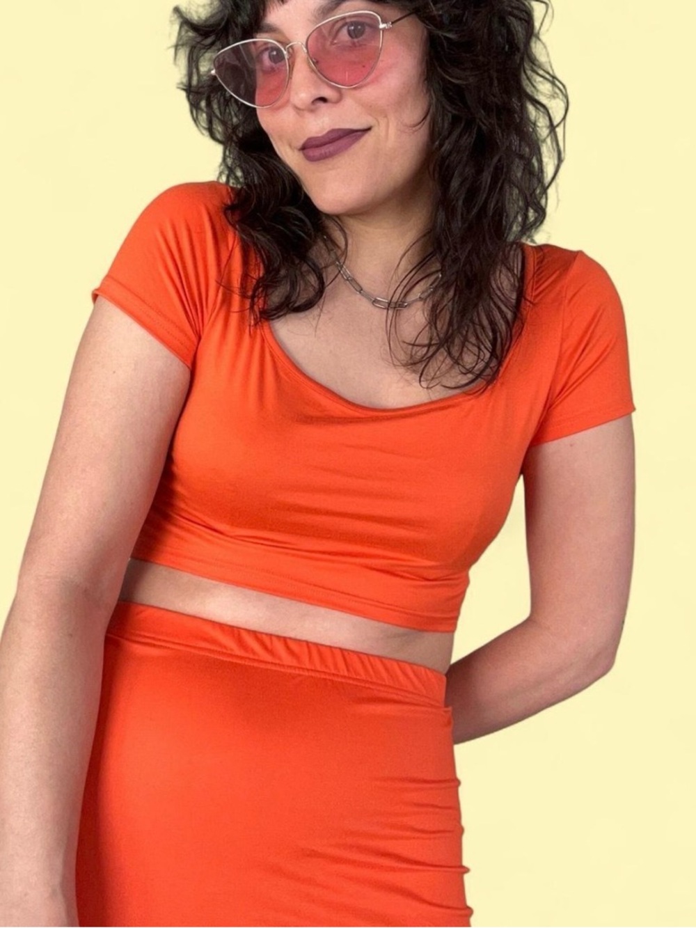 🍊 Tangerine Dream Set | Bright Orange Two Piece